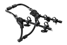 Charger l&#39;image dans la galerie, Thule Gateway Pro 3 Hanging-Style Trunk Bike Rack w/Anti-Sway Cages (Up to 3 Bikes) - Black
