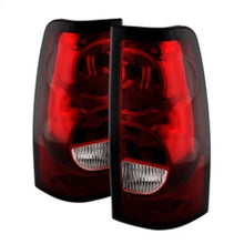 गैलरी व्यूवर में इमेज लोड करें, Xtune Chevy Silverado 1500-2500-3500 03-06 OEM Style Tail Lights Red Clear ALT-JH-CS03-OE-RC