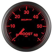 Laden Sie das Bild in den Galerie-Viewer, Autometer Elite 52mm 0-60 PSI Boost Peak &amp; Warn w/ Electronic Control Gauge