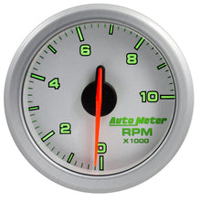 Carica l&#39;immagine nel visualizzatore di Gallery, Autometer Airdrive 2-1/6in Tachometer Gauge 0-10K RMP - Silver