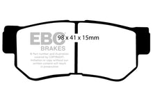 Carica l&#39;immagine nel visualizzatore di Gallery, EBC 08-09 Hyundai Azera 3.3 Redstuff Rear Brake Pads