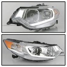 Load image into Gallery viewer, xTune 09-14 Acura Projector Headlights - Light Bar DRL - Chrome (PRO-JH-ATSX09-LB-C)