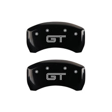 Charger l&#39;image dans la galerie, MGP Rear set 2 Caliper Covers Engraved Rear GT Black finish silver ch