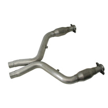 Charger l&#39;image dans la galerie, BBK 05-10 Mustang 4.6 Short Mid X Pipe With Catalytic Converters 2-3/4 For BBK Long Tube Headers