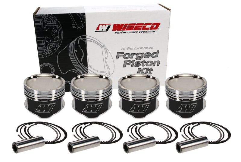 Wiseco Mitsubishi Turbo Forged Dish -17cc 86.25mm Bore 1.378in CD Piston Shelf Stock Kit