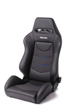 Charger l&#39;image dans la galerie, Recaro Speed V Driver Seat - Black Leather/Blue Suede Accent