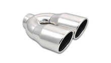 Charger l&#39;image dans la galerie, Vibrant 2.5in ID Dual 3.5in OD Round SS Exhaust Tip (Single Wall Angle Cut)