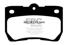 Carica l&#39;immagine nel visualizzatore di Gallery, EBC 06-07 Lexus GS300 3.0 Yellowstuff Rear Brake Pads