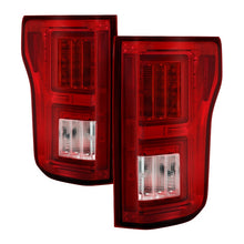 Load image into Gallery viewer, Spyder 18-19 Ford F-150 (w/Blind Spot Sensor) LED Tail Lights - Red Clear (ALT-YD-FF15018-LED-RC)