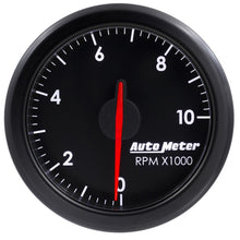 Carica l&#39;immagine nel visualizzatore di Gallery, Autometer Airdrive 2-1/6in Tachometer Gauge 0-10K RMP - Black