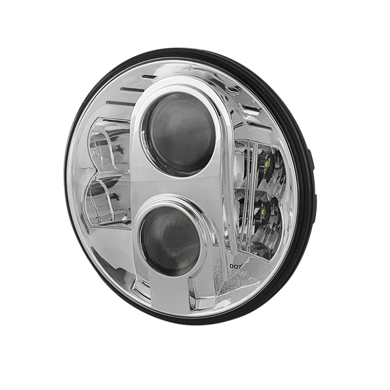 Xtune Round SeaLED Beam 7 Inch LED Headlights ( High/Low Beam ) Chrome PRO-JH-7RLED-HL-C