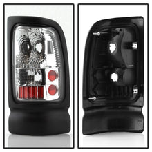 Carica l&#39;immagine nel visualizzatore di Gallery, Xtune Dodge Ram 1500/2500/3500 94-01 Euro Style Tail Lights Chrome ALT-ON-DRAM94-C