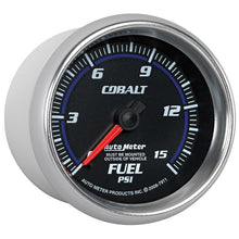 Laden Sie das Bild in den Galerie-Viewer, Autometer Cobalt 2-5/8in  Mechanical Fuel Pressure Gauge 0-15 PSI