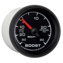 Laden Sie das Bild in den Galerie-Viewer, Autometer ES 52mm Full Sweep Electronic 30 In Hg-Vac/30 PSI Vacuum/Boost Gauge