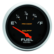 Charger l&#39;image dans la galerie, Autometer Pro-Comp 240E/33F Short Sweep Electronic Fuel Level Gauge