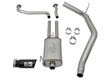 Carica l&#39;immagine nel visualizzatore di Gallery, aFe MACHForce XP 2.5in Cat-Back Exhaust System w/ Black Tip Nissan Frontier 17-19 V8-5.6L