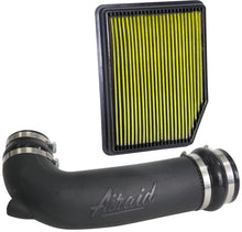 Cargar imagen en el visor de la galería, Airaid 19-20 Chevrolet Silverado 1500 V6-4.3L Jr Intake Kit - Oiled / Yellow Media