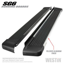 गैलरी व्यूवर में इमेज लोड करें, Westin SG6 Polished Aluminum Running Boards 74.25 in