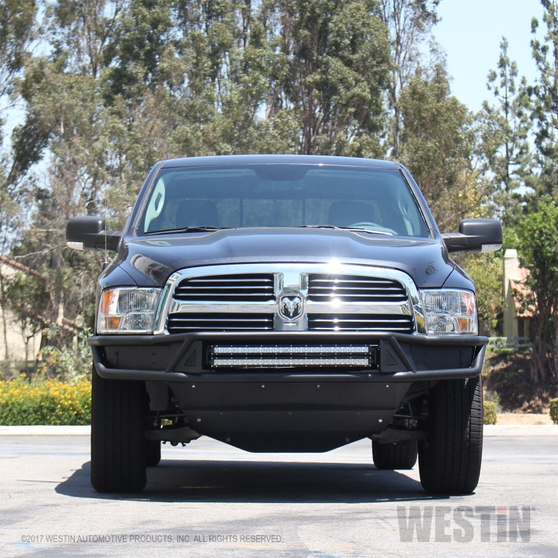 Westin 2013-2018 Ram 1500 Outlaw Front Bumper - Textured Black