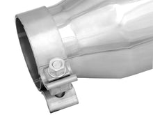 Cargar imagen en el visor de la galería, aFe MACH Force-Xp 3in Inlet x 4-1/2in Outlet x 9in Length 304 Stainless Steel Exhaust Tip