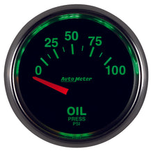 Carica l&#39;immagine nel visualizzatore di Gallery, Autometer GS 0-100 PSI Short Sweep Electronic Oil Pressure Gauge