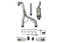 Charger l&#39;image dans la galerie, aFe Rebel Series CB 2.5in Dual Center Exit SS Exhaust w/ Polish Tip 07-15 Jeep Wrangler 3.6L/3.8L V6