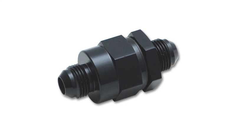 Vibrant Billet Aluminum Check Valve w/ Integrated -10 AN fittings for Vibrant E-VAC Scavenger Kits