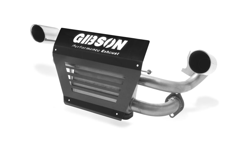 Gibson 15-17 Polaris RZR XP 1000 EPS Base 2.25in Dual Exhaust - Stainless