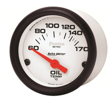 Carica l&#39;immagine nel visualizzatore di Gallery, Autometer Phantom 2-1/16in 60-170 Deg F Electronic Oil Temperature Gauge