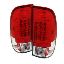 Load image into Gallery viewer, Spyder Ford F150 Styleside 97-03/F250 Version 2 LED Tail Lights Red Clear ALT-YD-FF15097-LED-G2-RC