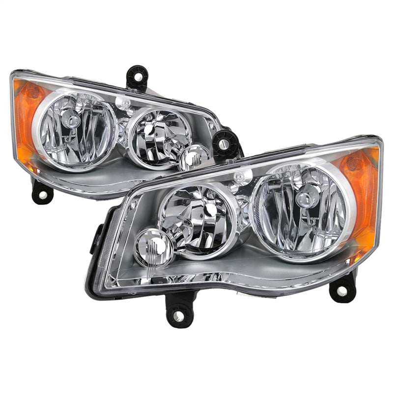 xTune 11-17 Dodge Grand Caravan OEM Style Headlights - Chrome (HD-JH-CHRTC08-AM-C)