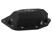 Laden Sie das Bild in den Galerie-Viewer, aFe POWER 21-22 Ram1500 TRX Hemi V8 6.2L PRO Series Rear Diff Cover Black w/Machined Fins &amp; Gear Oil