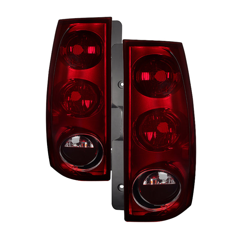 Xtune GMC Yukon Xl 1500/2500 2007-2012 OEM Style Tail Lights Red Smoked ALT-JH-GYXL07-OE-RSM