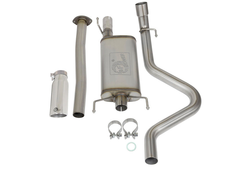 aFe MACH Force XP Cat-Back Stainless Steel Exhaust Syst w/Polished Tip Toyota Tacoma 05-12 L4-2.7L