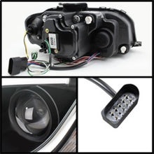 Cargar imagen en el visor de la galería, Spyder Audi A3 06-08 Projector Headlights Halogen Model- Light Tube DRL Blk PRO-YD-AA306-LTDRL-BK