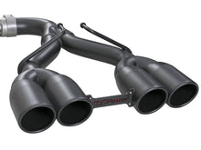 Carica l&#39;immagine nel visualizzatore di Gallery, aFe Rebel Series 2.5in. 304 SS C/B Exhaust System 2018 Jeep Wrangler (JL) V6-3.6L - Black Tip