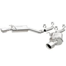 Cargar imagen en el visor de la galería, MagnaFlow Axle-Back Stainless Dual Split 4in Polished Tips 10-15 Chevrolet Camaro Convert. 3.6L V6