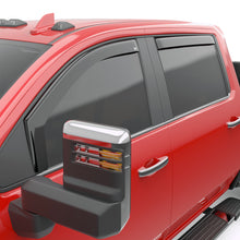 Laden Sie das Bild in den Galerie-Viewer, EGR 2020 Chevy 2500/3500 HD Double Cab In-Channel Window Visors - Dark Smoke