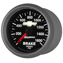 Load image into Gallery viewer, Autometer Performance Parts 52mm 0-1600 PSI Brake Pressure COPO Camaro Gauge Pack