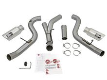 Cargar imagen en el visor de la galería, aFe LARGE Bore HD 4in Dual DPF-Back SS Exhaust w/Polished Tip 16-17 GM Diesel Truck V8-6.6L (td) LML