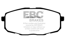 Load image into Gallery viewer, EBC 09-12 Hyundai Elantra 2.0 Touring Yellowstuff Front Brake Pads