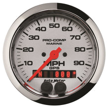 Carica l&#39;immagine nel visualizzatore di Gallery, Autometer Marine Chrome 3-3/8in 100MPH GPS Speedometer Gauge