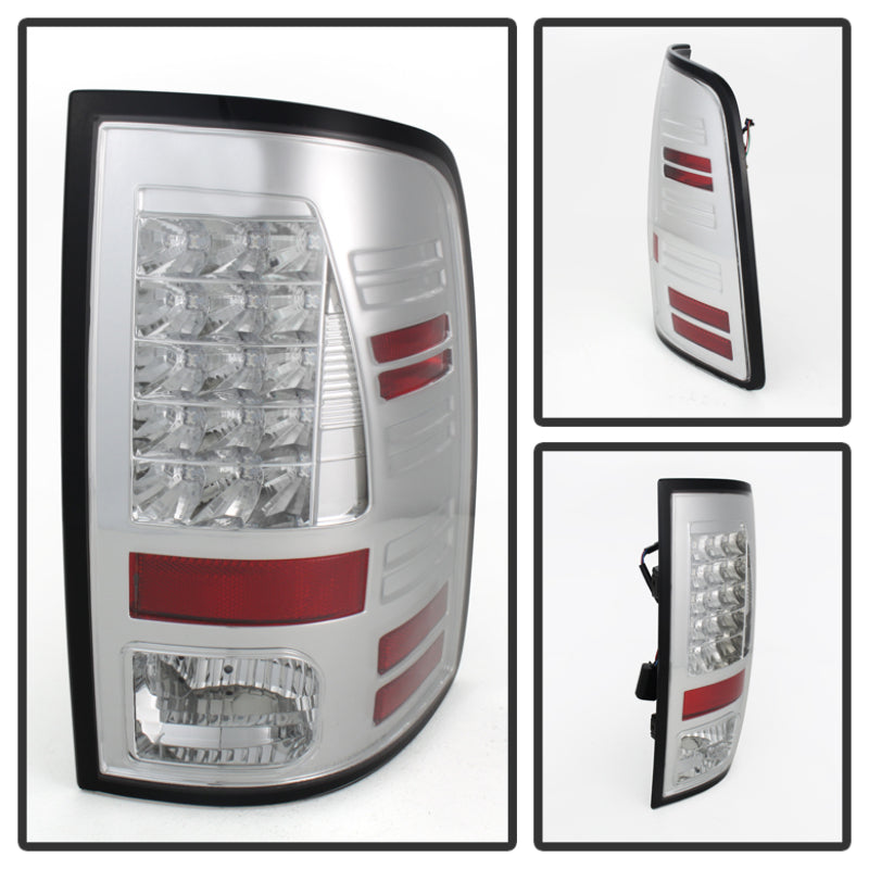 Spyder Dodge Ram 1500 13-14/Ram 2500 13-14 LED Tail Lights LED Model only - Chrm ALT-YD-DRAM13-LED-C