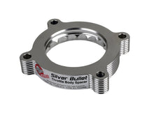 Cargar imagen en el visor de la galería, aFe 11-14 Ford Mustang/ 11-14 Ford F-150 V6 3.7L Silver Bullet Throttle Body Spacer - Silver