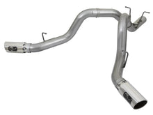 Carica l&#39;immagine nel visualizzatore di Gallery, aFe Large Bore-HD 4in 409-SS DPF-Back Exhaust w/Dual Polished Tips 2017 GM Duramax V8-6.6L (td) L5P