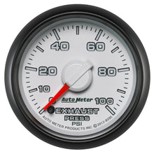 Laden Sie das Bild in den Galerie-Viewer, Autometer Factory Match Exhaust Pressure Gauge 2-1/16in 0-100 PSI FSE Dodge