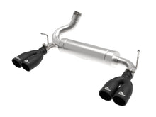 Carica l&#39;immagine nel visualizzatore di Gallery, aFe Rebel Series 2.5in 409 SS Axle-Back Exhaust System Black 07-18 Jeep Wrangler (JK) V6-3.6L/3.8L