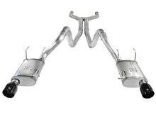 Cargar imagen en el visor de la galería, aFe MACHForce XP Cat-Back Exhaust 3in SS w/ Black Tips 11-14 Ford Mustang GT V8 5.0L