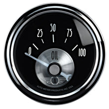 Charger l&#39;image dans la galerie, Autometer Prestige Series 52mm 0-100 PSI Short Sweep Electronic Oil Pressure Gauge