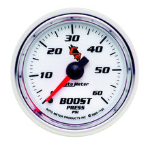 Carica l&#39;immagine nel visualizzatore di Gallery, Autometer C2 52mm 0-60 PSI Mechanical Boost Gauge